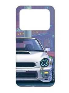 Матовий чохол з чорними боками на Xiaomi Poco X4 Pro 5G :: Авто аніме (принт 239)