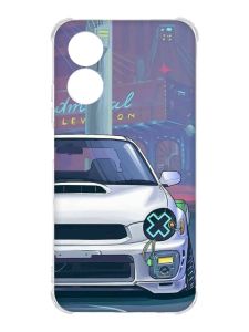 Чохол із потовщеними кутами на Oppo A17 :: Авто аніме (принт 239)