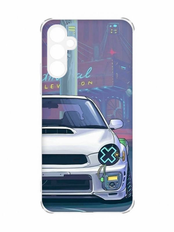 Чохол із потовщеними кутами на Samsung Galaxy A54 5G/A546 :: Авто аніме (принт 239)