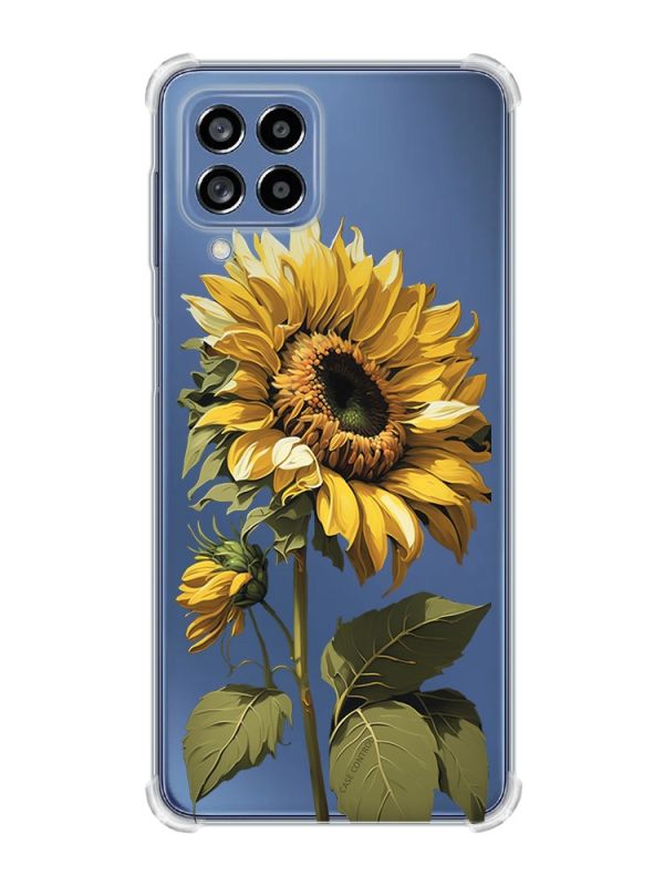 Чохол з потовщеними кутами на Samsung Galaxy M53 (M536) 5G :: Соняшник (принт 274)