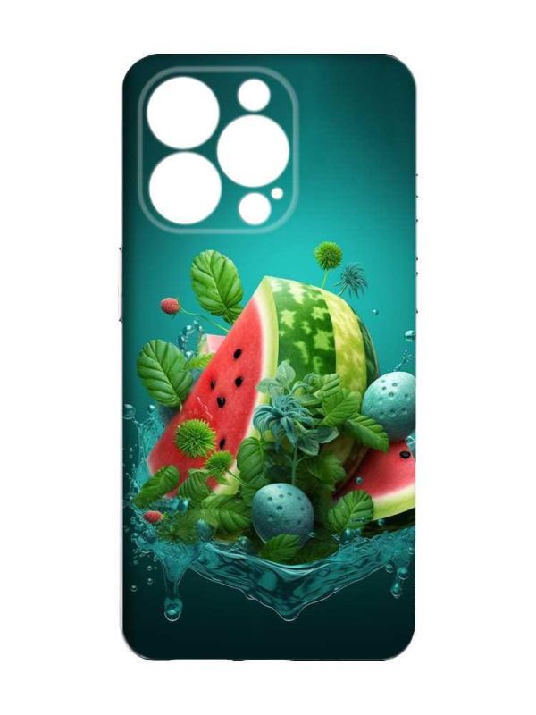 Чохол із захистом камери на  iPhone 15 Pro :: Кавунова фантазія (принт 337)