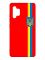 Матовий червоний чохол на Samsung Galaxy A32 :: Стрічка Україна (патріотичний принт 253)