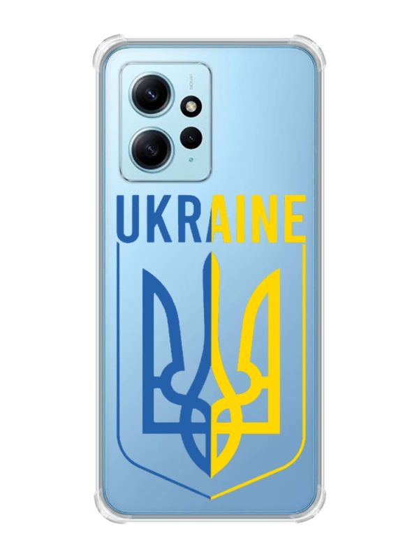 Чохол з потовщеними кутами на Xiaomi Redmi Note 12 4G :: Тризуб (патріотичний принт 254)