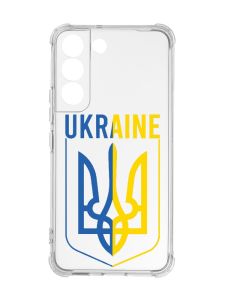 Чохол із потовщеними кутами на Samsung Galaxy S22 :: Тризуб (патріотичний принт 254)