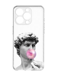 Прозорий чохол із захистом камери на iPhone 15 Pro Max :: Скульптура (принт 352)