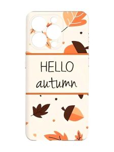 Чохол із захистом камери на iPhone 15 Pro Max :: Привіт, осінь (принт 109)