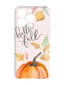 Чохол із захистом камери на iPhone 15 Pro Max :: Привіт, осінь (принт 111)