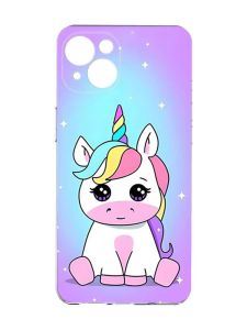 Чохол із захистом камер на iPhone 15 :: Єдиноріг (принт 103)