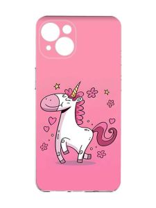 Чохол із захистом камер на iPhone 15 :: Єдиноріг (принт 105)