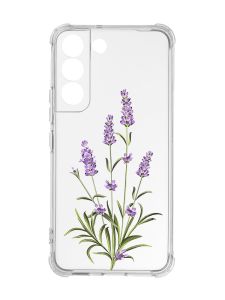 Чохол із потовщеними кутами на Samsung Galaxy S22 :: Гілочки лаванди (принт 266)