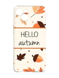 Чохол із захистом камер на iPhone 15 :: Привіт, осінь (принт 109)