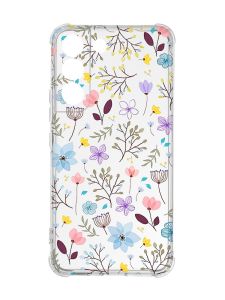 Чохол із потовщеними кутами на Samsung Galaxy S22 :: Квітковий фон (принт 267)