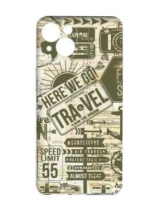 Чохол із захистом камер на iPhone 15 :: Мандри (принт 324)