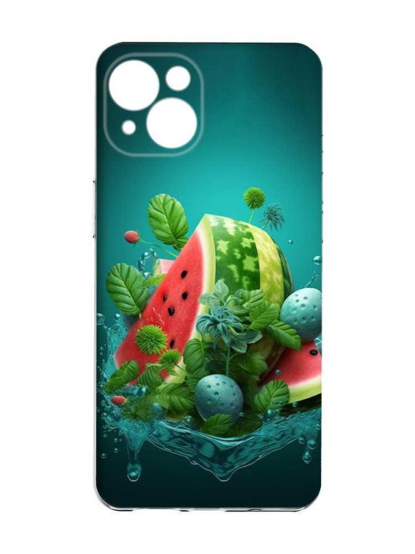 Чохол із захистом камер на iPhone 15 :: Кавунова фантазія (принт 337)