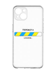 Прозорий чохол із захистом камер на iPhone 15 Plus :: Перемога Завантаження (принт 88)
