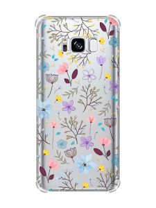 Чохол з потовщеними кутами на Samsung Galaxy S8 :: Квітковий фон (принт 267)
