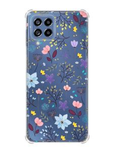 Чохол з потовщеними кутами на Samsung Galaxy M53 (M536) 5G :: Квітковий фон (принт 267)