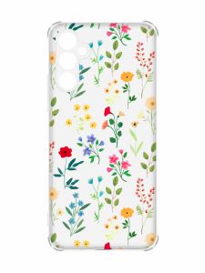 Чохол з потовщеними кутами на Samsung Galaxy A34 5G :: Квітковий фон (принт 269)