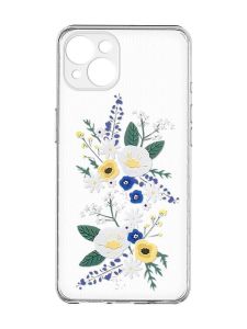 Прозорий чохол із захистом камер на iPhone 15 Plus :: Квіти. Акварель (принт 271)