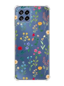 Чохол з потовщеними кутами на Samsung Galaxy M53 (M536) 5G :: Квітковий фон (принт 269)