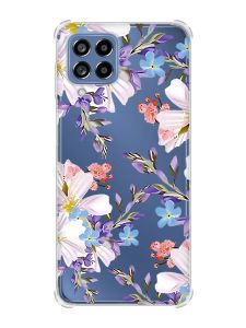 Чохол з потовщеними кутами на Samsung Galaxy M53 (M536) 5G :: Квітковий малюнок (принт 272)