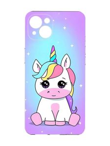 Чохол із захистом камер на iPhone 15 Plus :: Єдиноріг (принт 103)