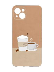 Чохол із захистом камер на iPhone 15 Plus :: Кава (принт 108)