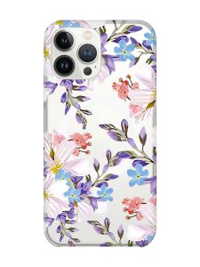 Магнітний чохол на iPhone 14 Pro із підтримкою MagSafe :: Квітковий малюнок (принт 272)