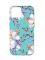 Матовий бірюзовий чохол на Apple iPhone 12 Pro Max :: Квітковий малюнок (принт 272)