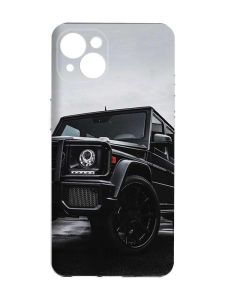 Чохол із захистом камер на iPhone 15 Plus :: Авто чорне (принт 234)