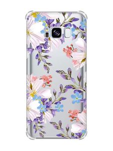 Чохол з потовщеними кутами на Samsung Galaxy S8 :: Квітковий малюнок (принт 272)