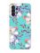 Матовий бірюзовий чохол на Samsung Galaxy A13 4G :: Квітковий малюнок (принт 272)