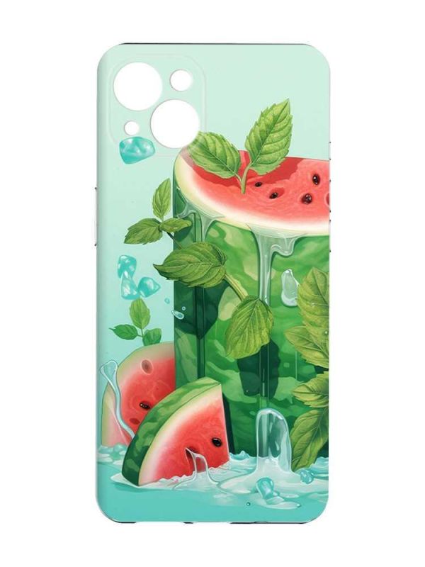 Чохол із захистом камер на iPhone 15 Plus :: Кавуновий айсберг (принт 339)