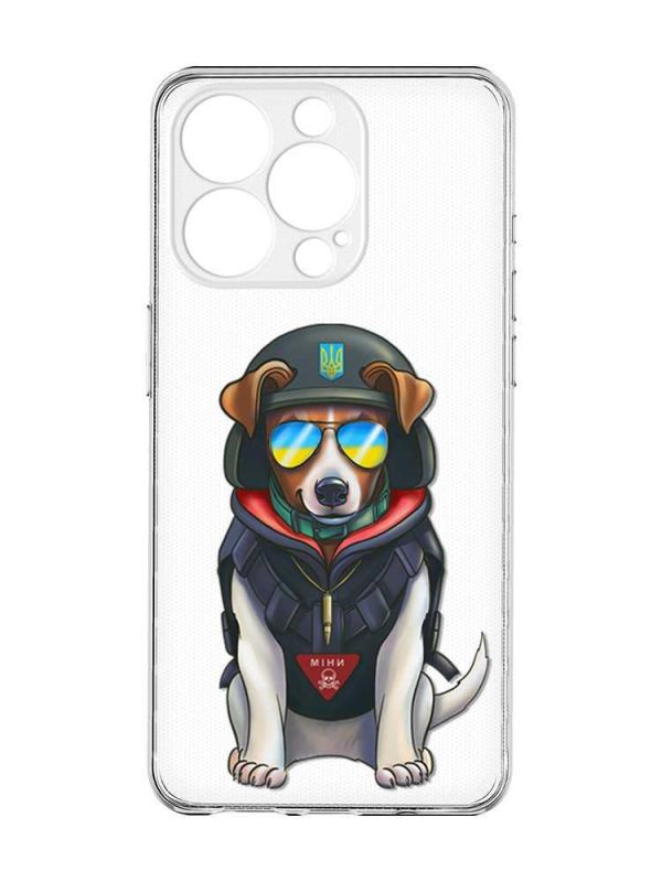 Чохол із захистом камери на  iPhone 15 Pro :: Патрон (принт 4)