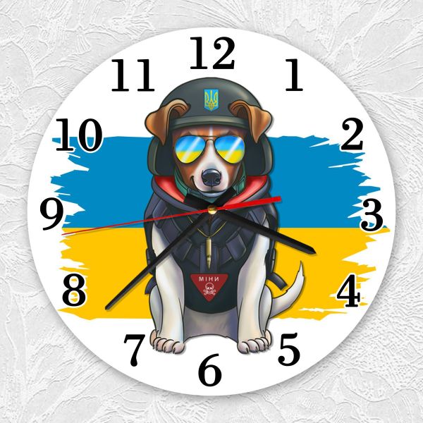 Годинник настінний :: Пес Патрон (принт 4)