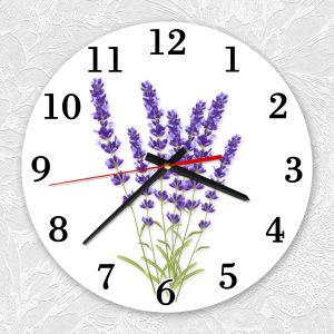 Годинник настінний :: Лаванда (принт 28)