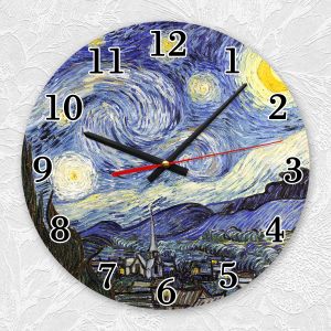 Годинник настінний :: Зоряна ніч (принт 74)