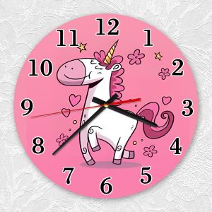 Годинник настінний :: Одноріг (принт 105)