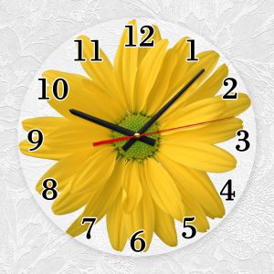 Годинник настінний :: Квітка (на прозорій основі)