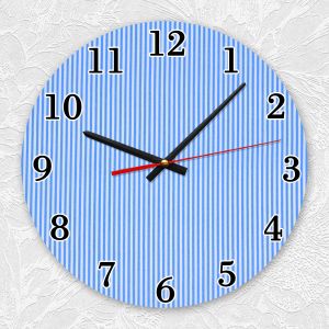 Годинник настінний :: Смугастий принт