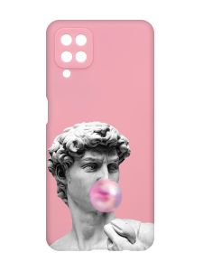 Матовий рожевий чохол на Samsung Galaxy A12 :: Скульптура (принт 352)
