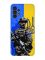 Матовий чохол з бірюзовими боками на Samsung Galaxy A13 4G :: Солдат (патріотичний принт 350)