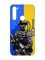 Матовий чохол з чорними боками на Xiaomi Redmi Note 8 :: Солдат (патріотичний принт 350)