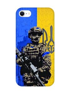 Чохол для iPhone 7, 8 :: Солдат (патріотичний принт 350)