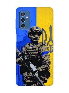 Чохол на Samsung Galaxy M52 :: Солдат (патріотичний принт 350)