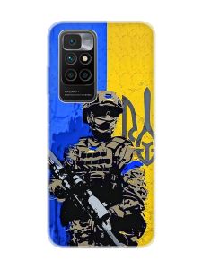 Чохол на Xiaomi Redmi 10/10 (2022) :: Солдат (патріотичний принт 350)