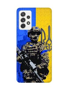 Чохол на Samsung Galaxy A72/A725 :: Солдат (патріотичний принт 350)