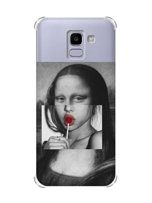 Чохол із потовщеними кутами на Samsung Galaxy J6 (2018) J600F :: Сучасна Мона Ліза (принт 351)