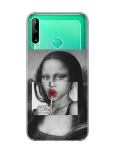 Прозорий чохол для Huawei P40 lite E / Y7p  :: Сучасна Мона Ліза (принт 351)