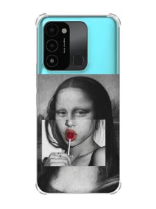 Чохол з потовщеними кутами на TECNO Spark Go 2022 :: Сучасна Мона Ліза (принт 351)